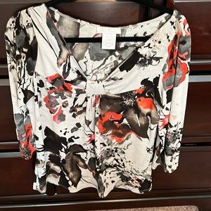 Gray/Red/Black 3/4 Top. XL.